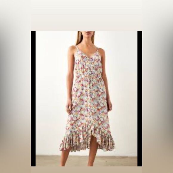 Rails Floral Frida Dress in Fleur mid length Size Xsmall NWT - Picture 2 of 5